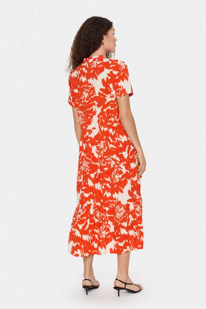 Saint Tropez Eda Maxi Dress- Poinciana Water Blooms