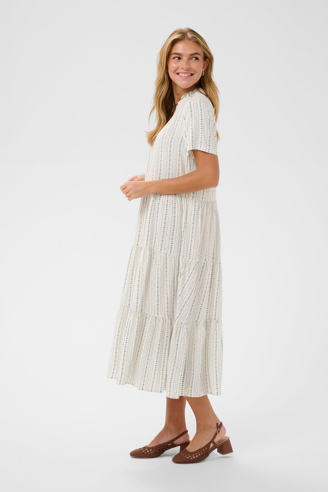 Saint Tropez EdaSZ Dress – Ice Vallarta Flower Stripes