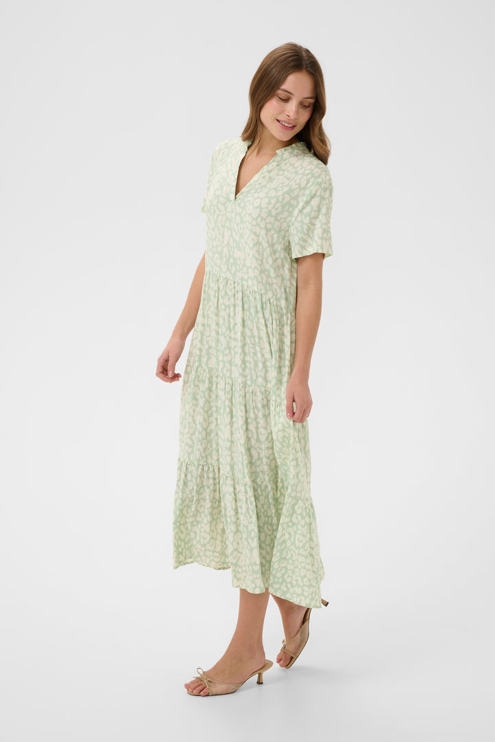Saint Tropez EdaSZ Dress – Cameo Green Leopard