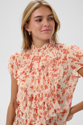 Saint Tropez LiljaSZ Shirt- Seedpearl Valiant Daisy