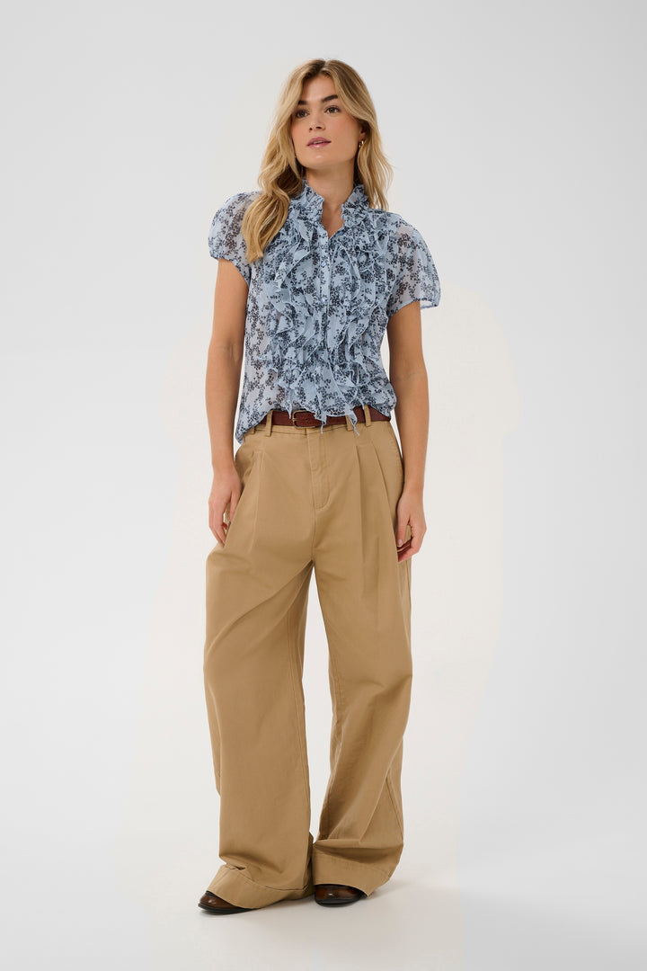 Saint Tropez LiljaSZ Shirt- Skyway Eclipse Spring Floral