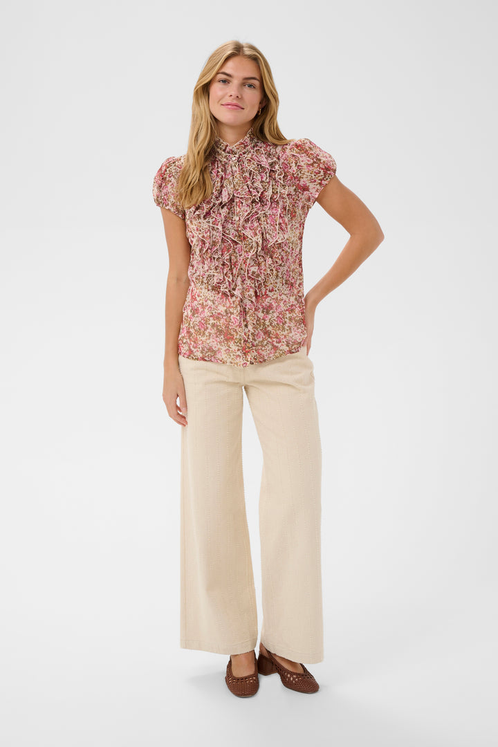 Saint Tropez Lilja Shirt- Ballerina Brushed Blooms