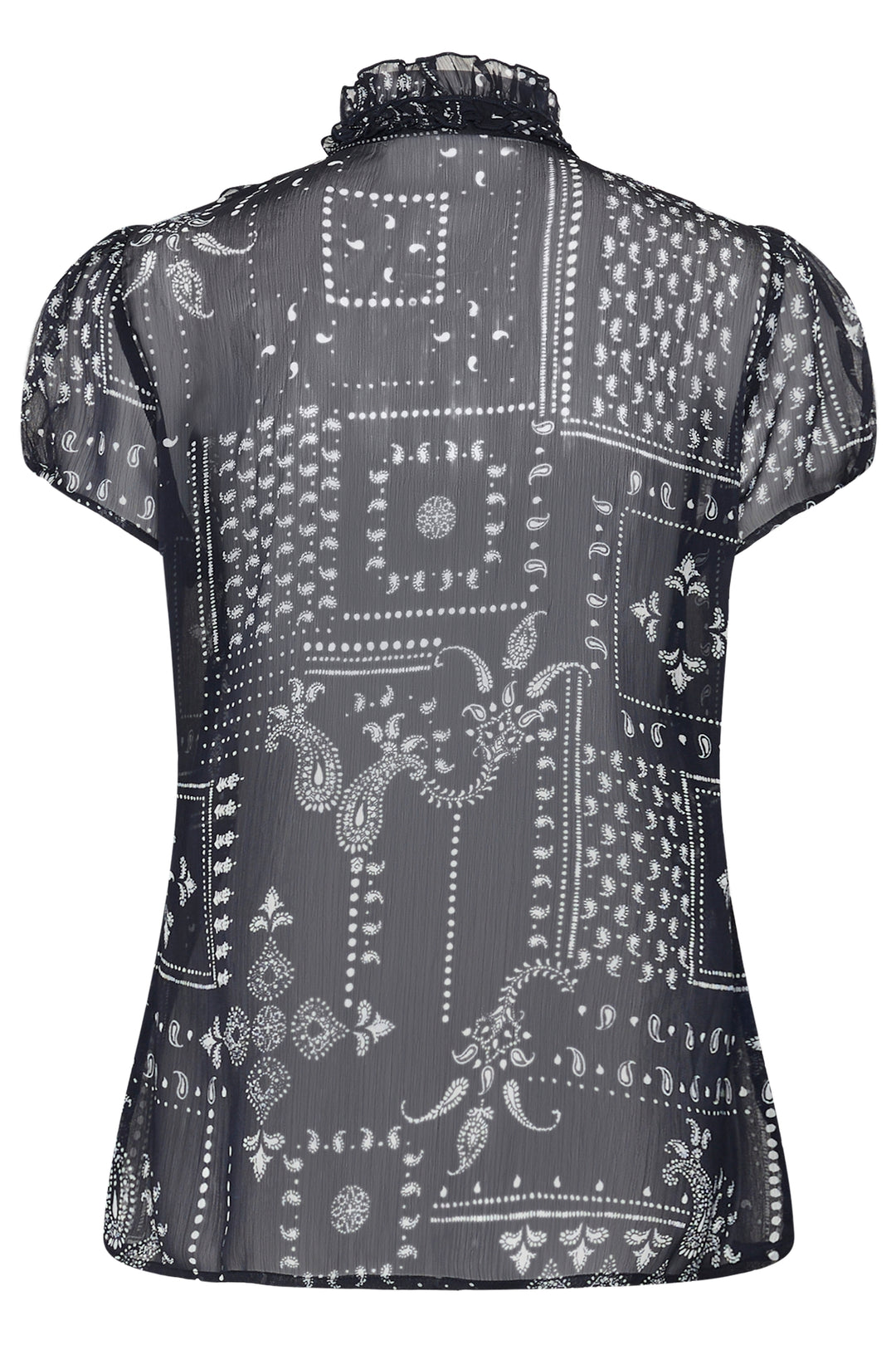 Saint Tropez Lilja  Short Sleeve Shirt- NightSky Paisley