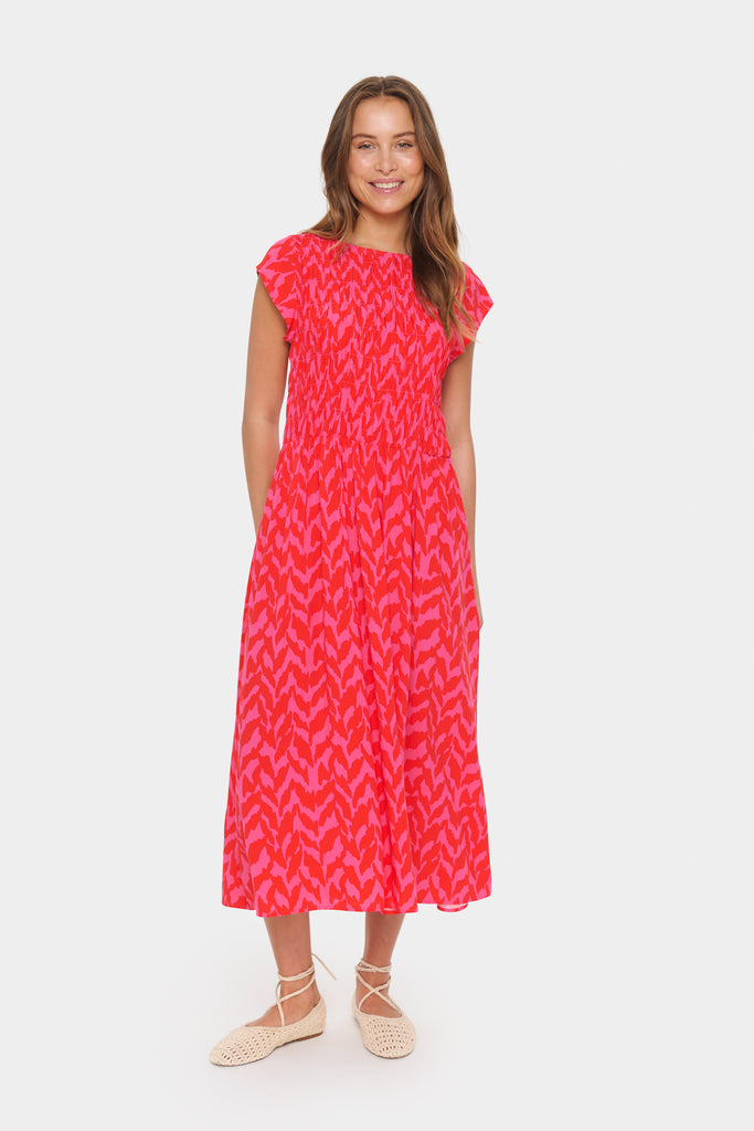 Saint Tropez GislasSZ Maxi Dress-Fandango Small Mono Strokes