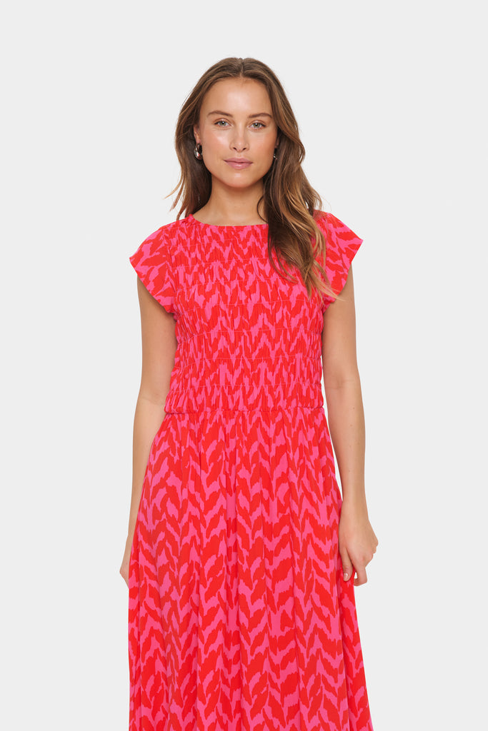 Saint Tropez GislasSZ Maxi Dress-Fandango Small Mono Strokes