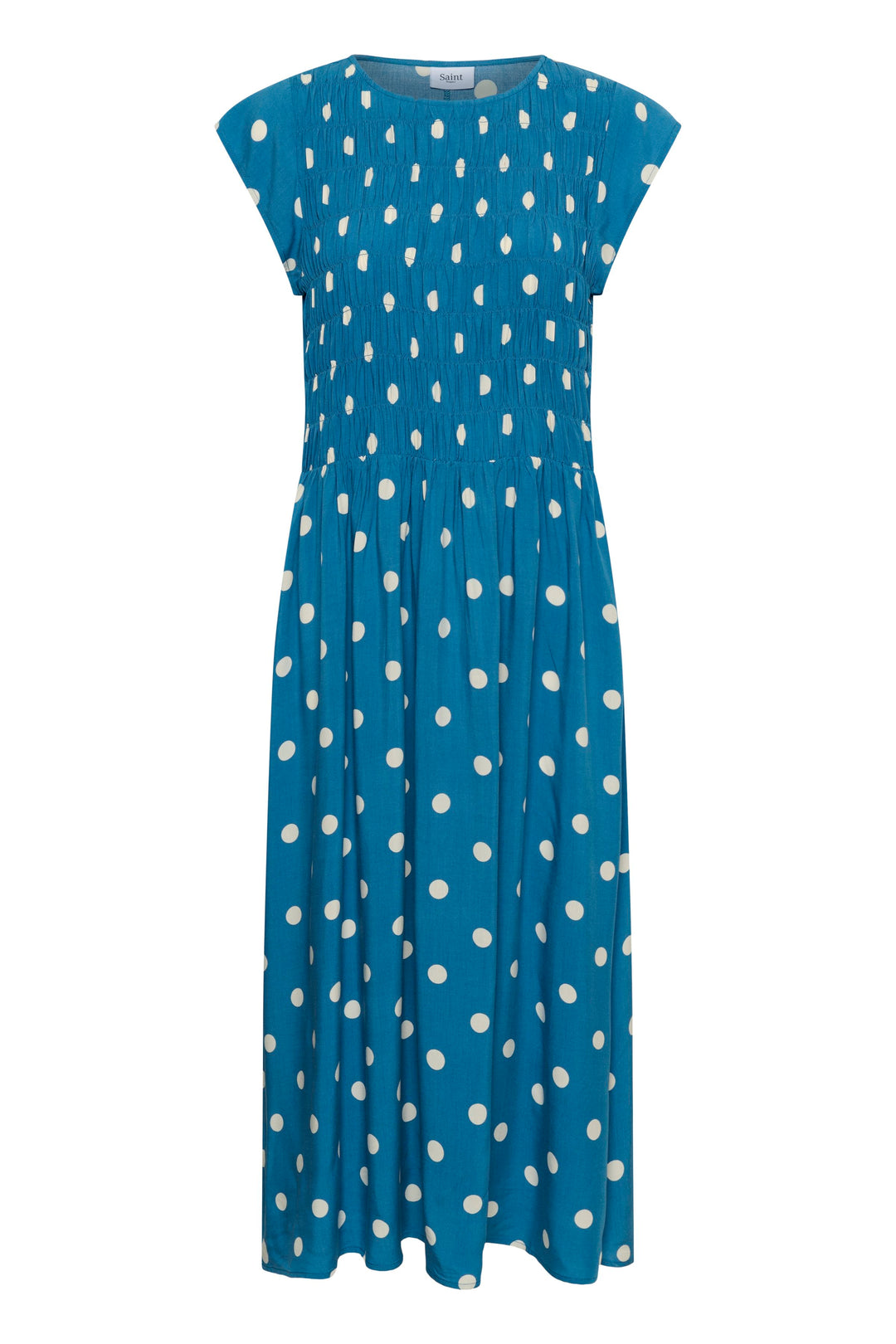 Saint Tropez GislaSZ Dress – Blue Turtledove Big Dot