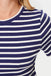 Saint Tropez AsterSZ SS Stripe T-Shirt- Patriot Blue