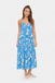 Saint Tropez Eda SZ Maxi Strap Dress- Capanula Waters Blooms