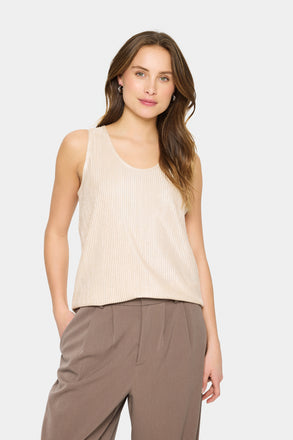 Saint Tropez EvySZ Top- Winter White