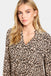 Saint Tropez Eda Blouse - Black Reg Leopard