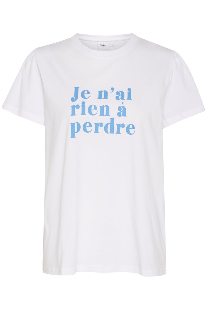 Saint Tropez IliSZ T-Shirt- Bright White