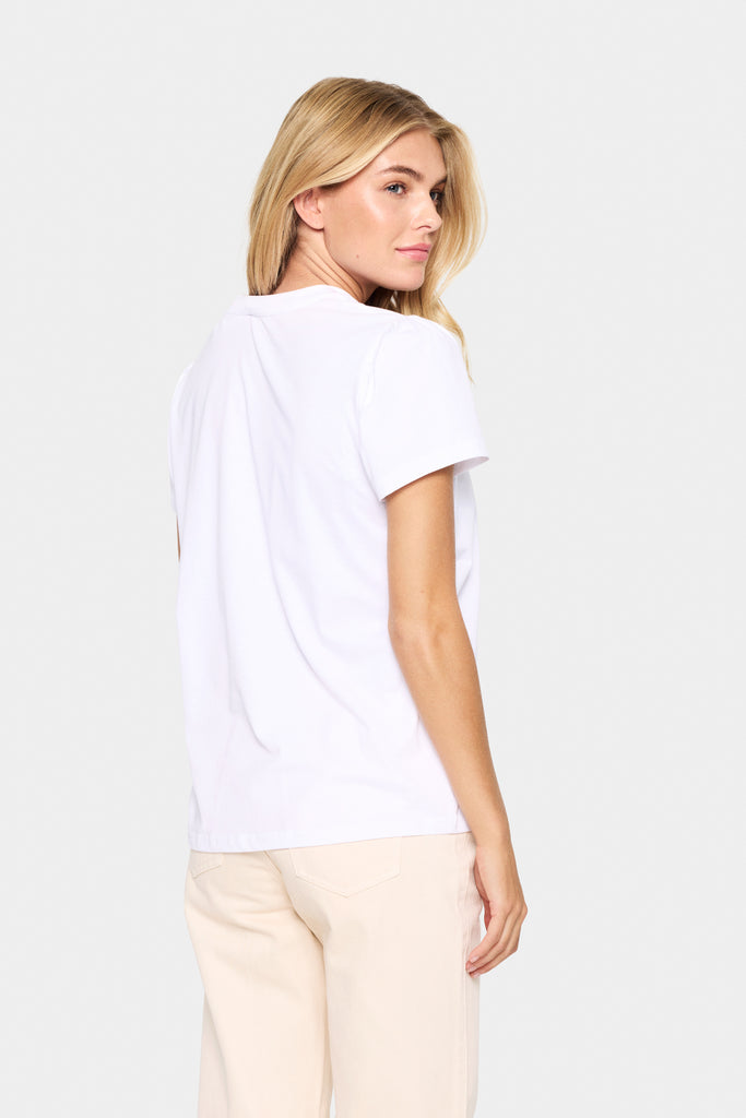 Saint Tropez IliSZ T-Shirt- Bright White