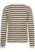 Mila Striped Cardigan- Brown Rice Black