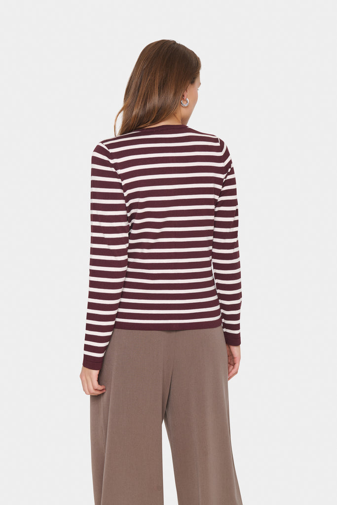 Saint Tropez MilaSZ Cardigan- Decadent Chocolate Fog
