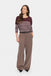 Saint Tropez MilaSZ Pullover- Decadent Chocolate Fog Stripe