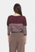 Saint Tropez MilaSZ Pullover- Decadent Chocolate Fog Stripe