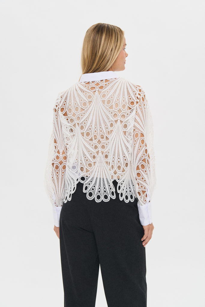 Saint Tropez Jilianna Shirt - Bright White