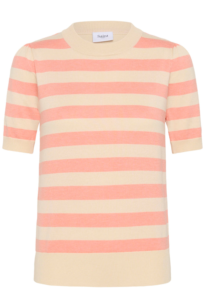 Saint Tropez Mila Pullover- Blooming Ivory Block Stripe