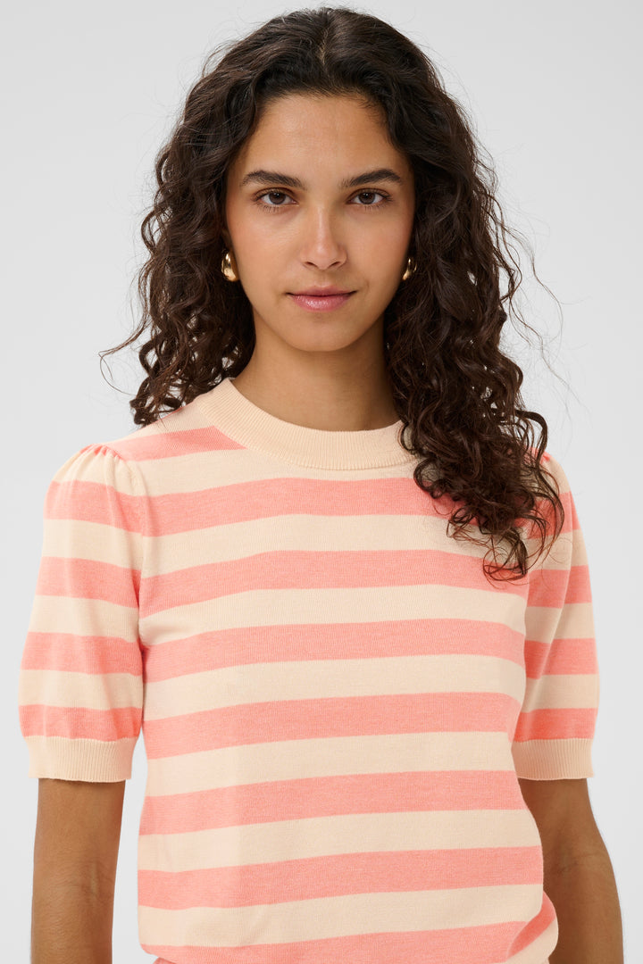 Saint Tropez Mila Pullover- Blooming Ivory Block Stripe