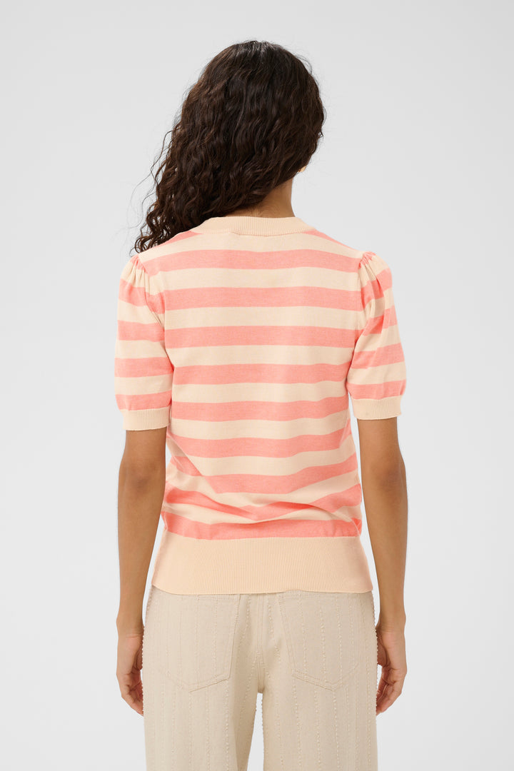 Saint Tropez Mila Pullover- Blooming Ivory Block Stripe