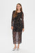 Saint Tropez Zulvir Dress - Black Shifted Strokes