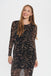 Saint Tropez Zulvir Dress - Black Shifted Strokes