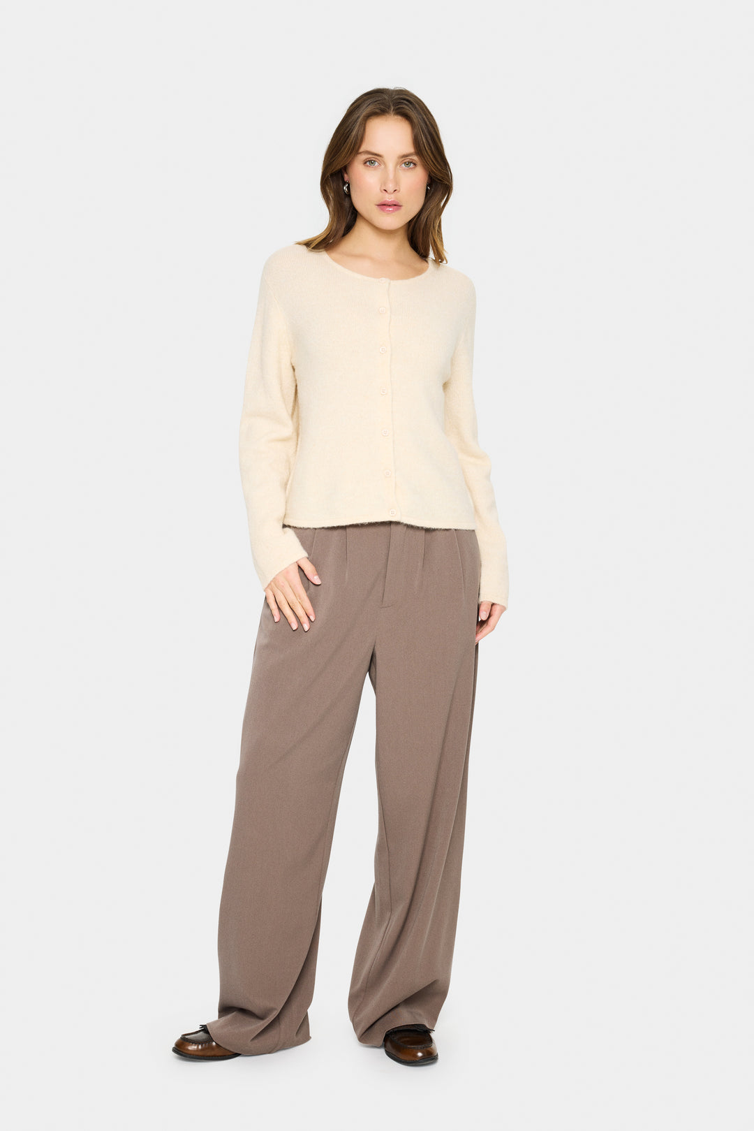 Saint Tropez LarnaSZ Cardigan - Fog