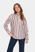 Saint Tropez Lieke Shirt- Decadent Chocolate Ice Stripe