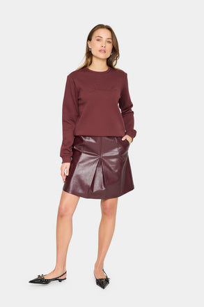 Saint Tropez LyonaSZ Sweatshirt - Decadent Chocolate