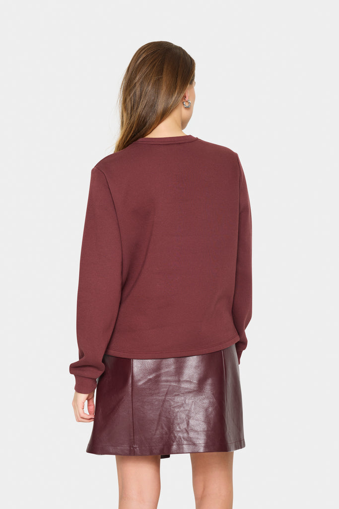 Saint Tropez LyonaSZ Sweatshirt - Decadent Chocolate