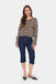 Saint Tropez LydiaSZ Cardigan- Black Leopard Jacquard