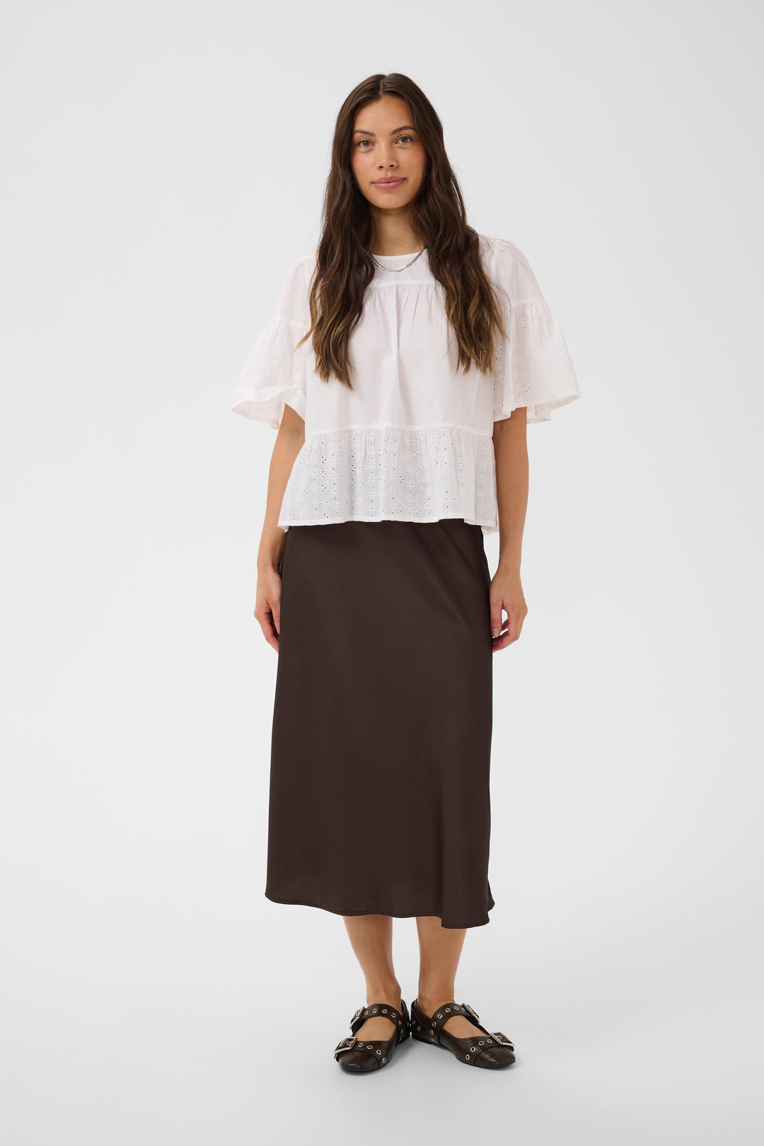 Saint Tropez LodisaSZ Skirt- Chocolate Brown