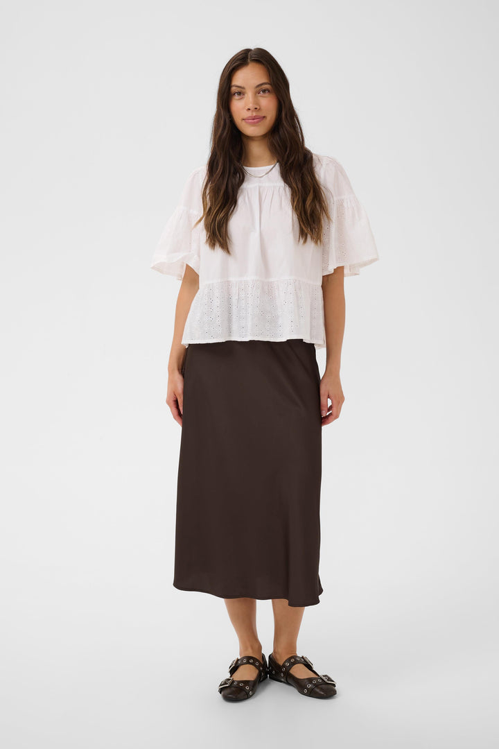 Saint Tropez LodisaSZ Skirt- Chocolate Brown