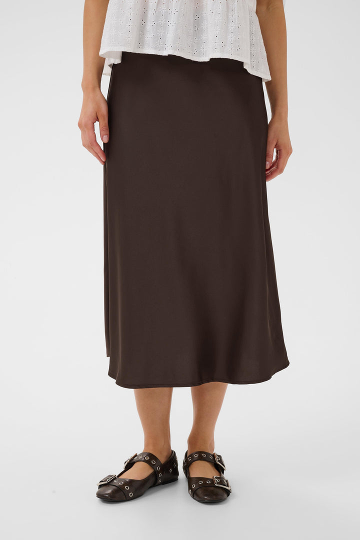 Saint Tropez LodisaSZ Skirt- Chocolate Brown