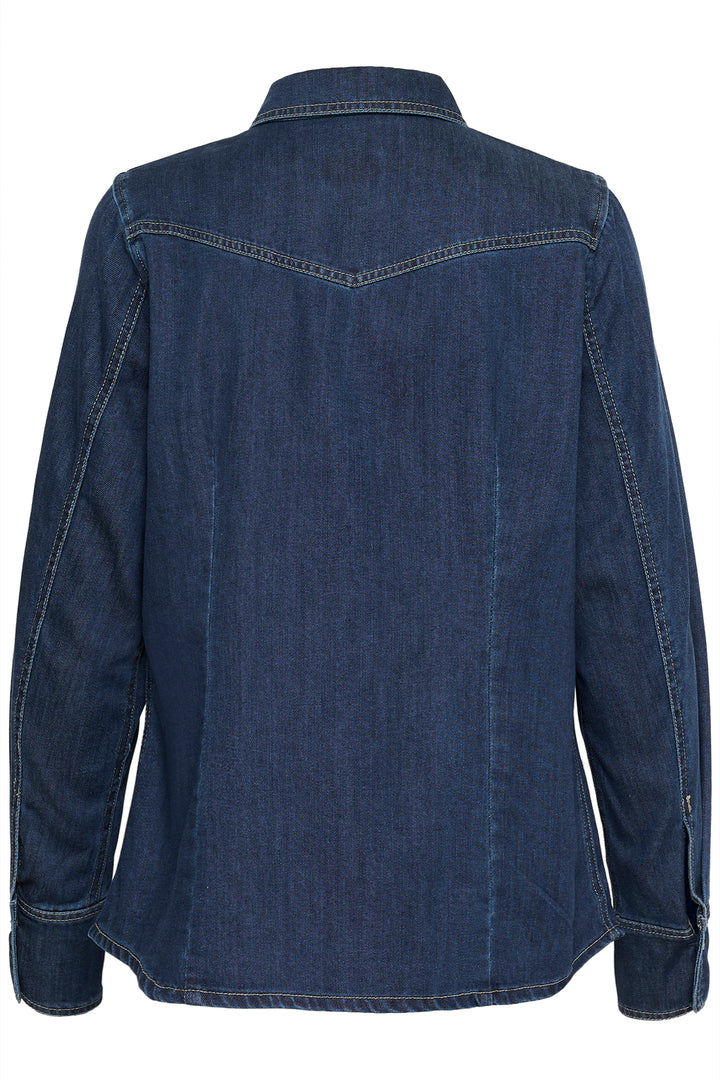 Saint Tropez MartheSZ Shirt - Medium Denim Blue