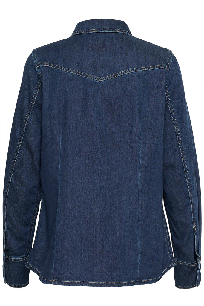 Saint Tropez MartheSZ Shirt - Medium Denim Blue