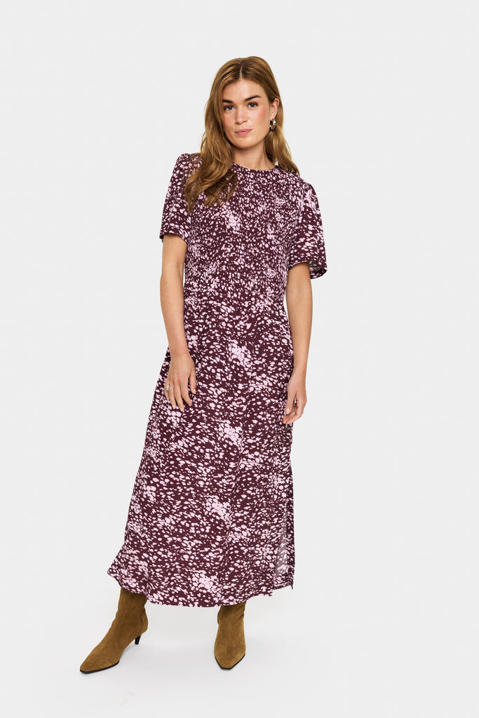 Saint Tropez MalikaSZ Dress- Fudge Spotty Animal