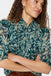 Saint Tropez Maxine Blouse -Pine Autumn Floral