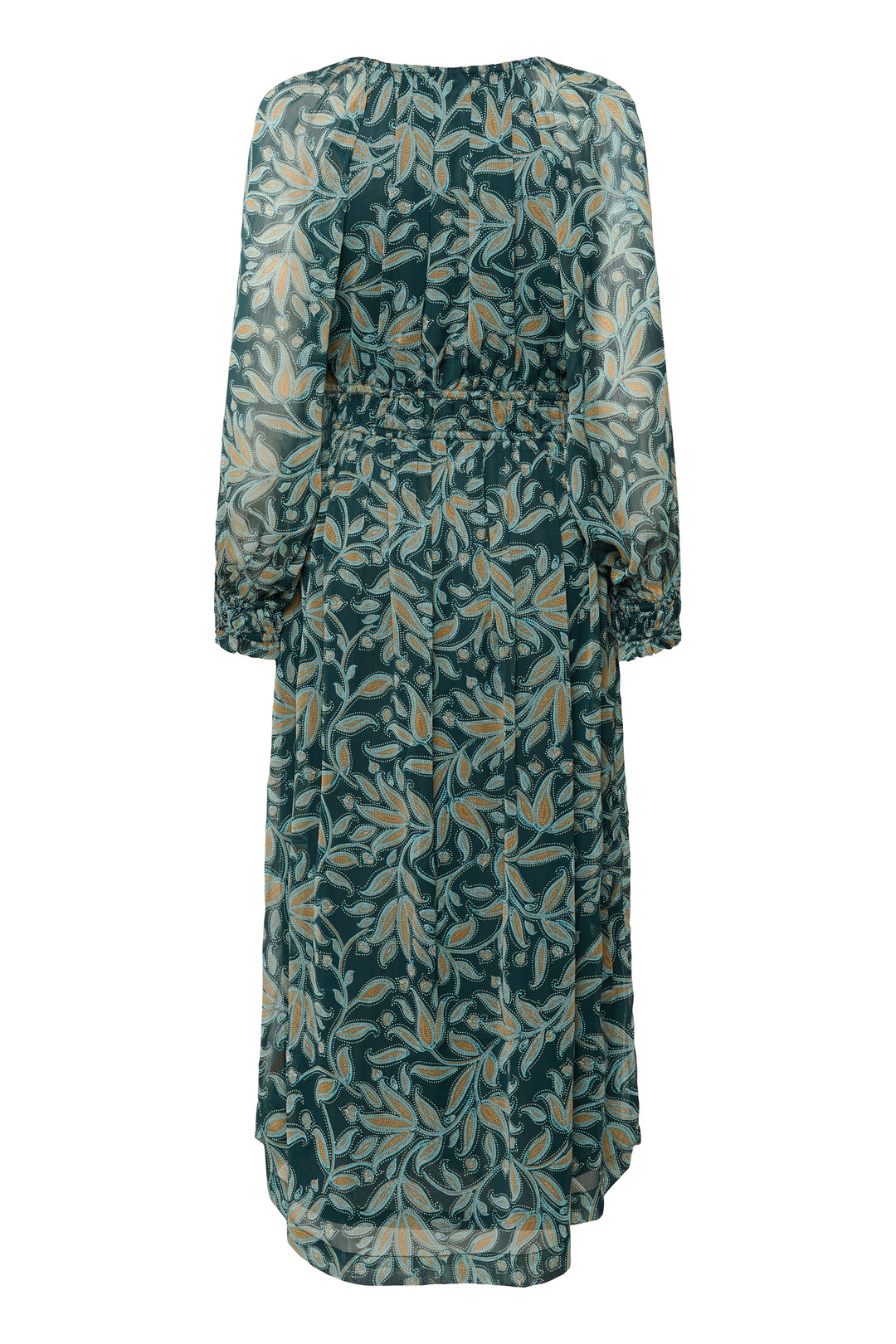 Saint Tropez Maxine Dress - Pine Autumn Floral