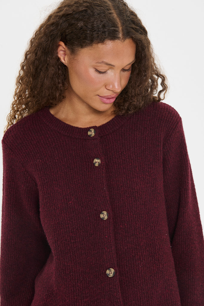 Saint Tropez MaleenSZ Cardigan - Fudge