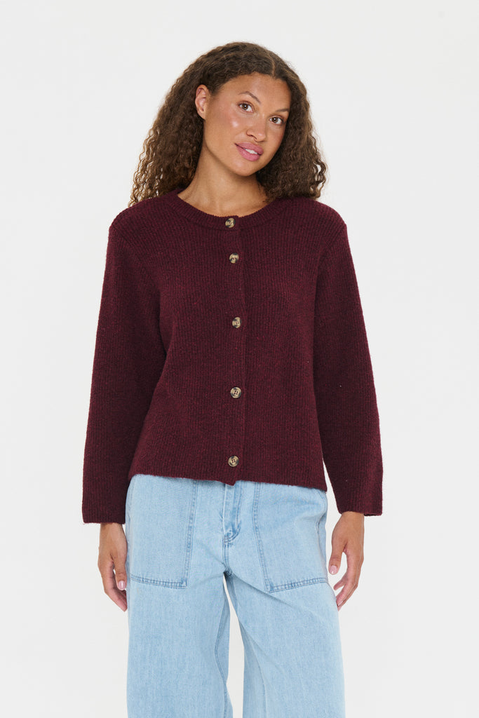 Saint Tropez MaleenSZ Cardigan - Fudge