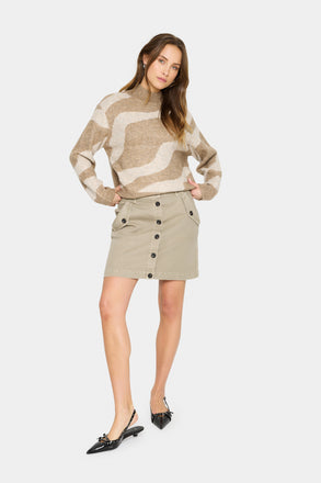 Saint Tropez Mallie SZ Pullover Knit - Tigers Eye