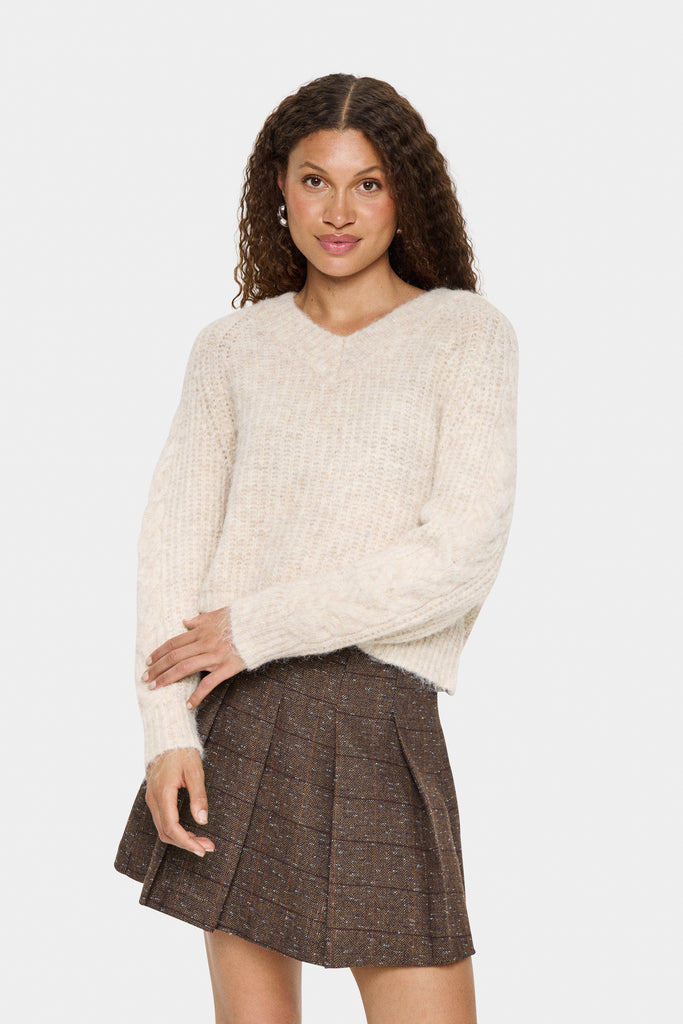 Saint Tropez MandaSZ Pullover - Fodue Fudge Melange