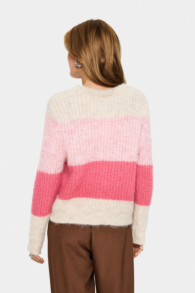 Saint Tropez MandySZ Pullover - Wild Rose Melange