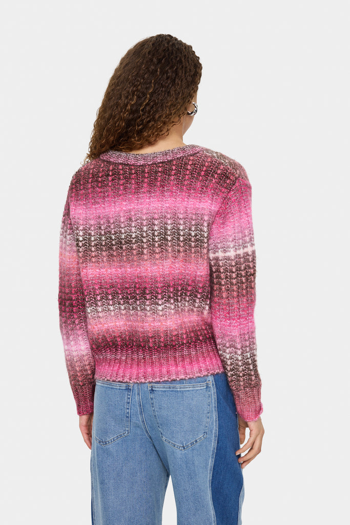 Saint Tropez MirabelSZ Pullover - Pink Peacock Melange