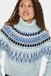 Saint Tropez Roll Neck Pullover- Starlight Blue Megna