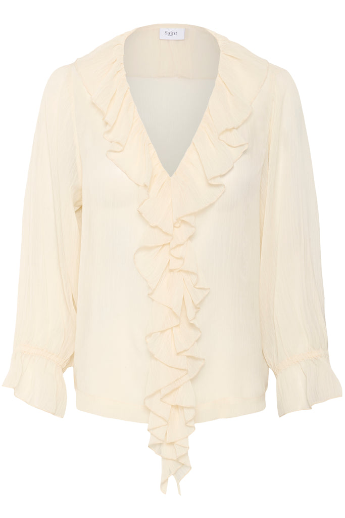 Saint Tropez Nanette Blouse - Seedpearl