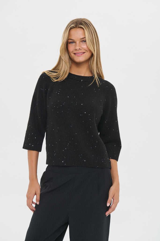 Saint Tropez Nova Pullover- Black