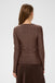Saint Tropez Noria Long Sleeve Blouse - Dark Oak