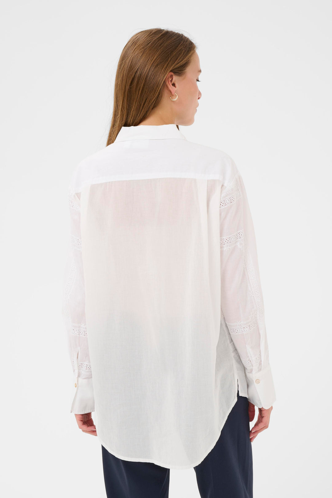 Saint Tropez OliciaSZ Shirt – Bright White Cotton